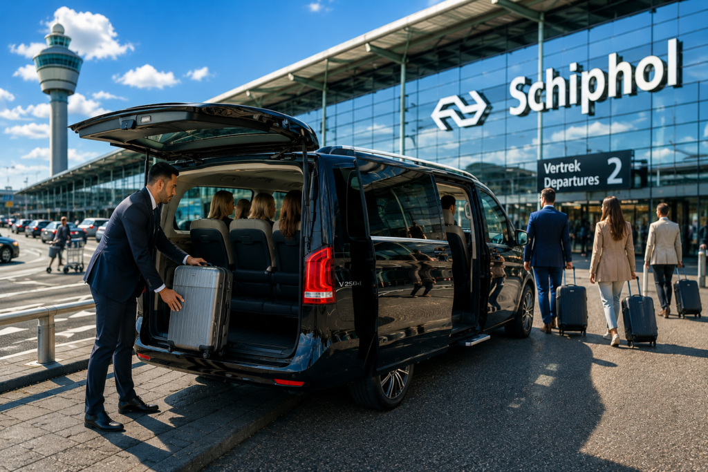 luchthaven taxi groepsvervoer