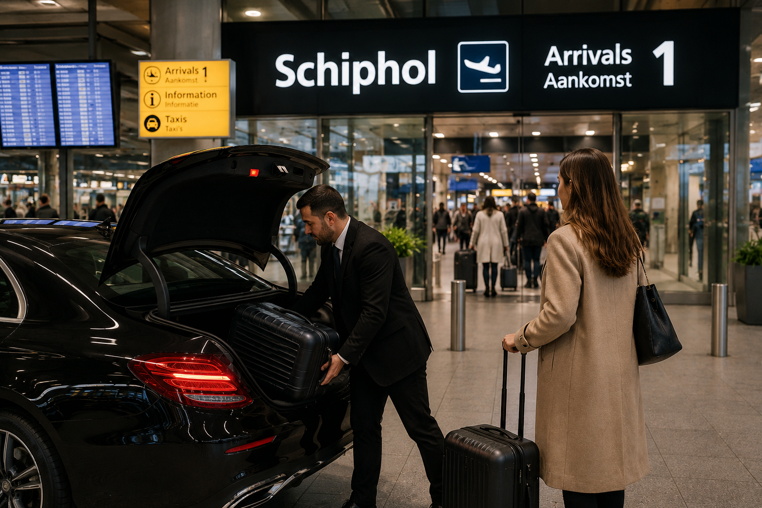 taxi vanaf schiphol naar uw bestemming