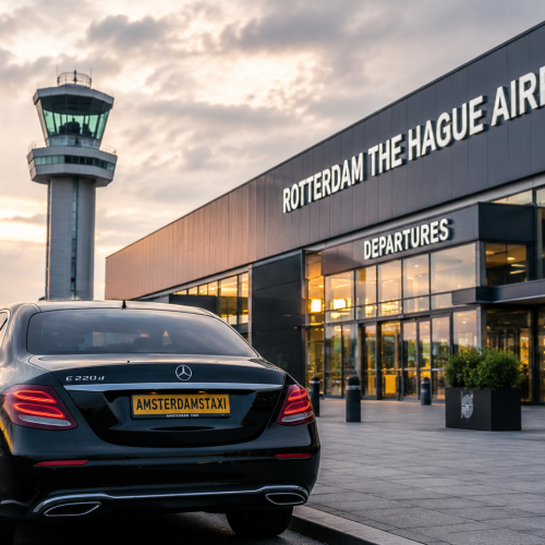 Taxi naar Rotterdam Airport vanaf Amsterdam en Schiphol