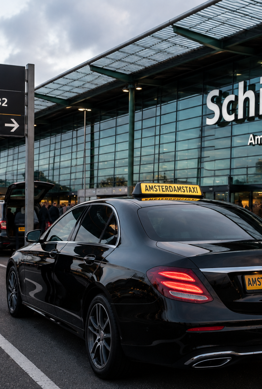 Taxi van Schiphol naar Rotterdam Airport